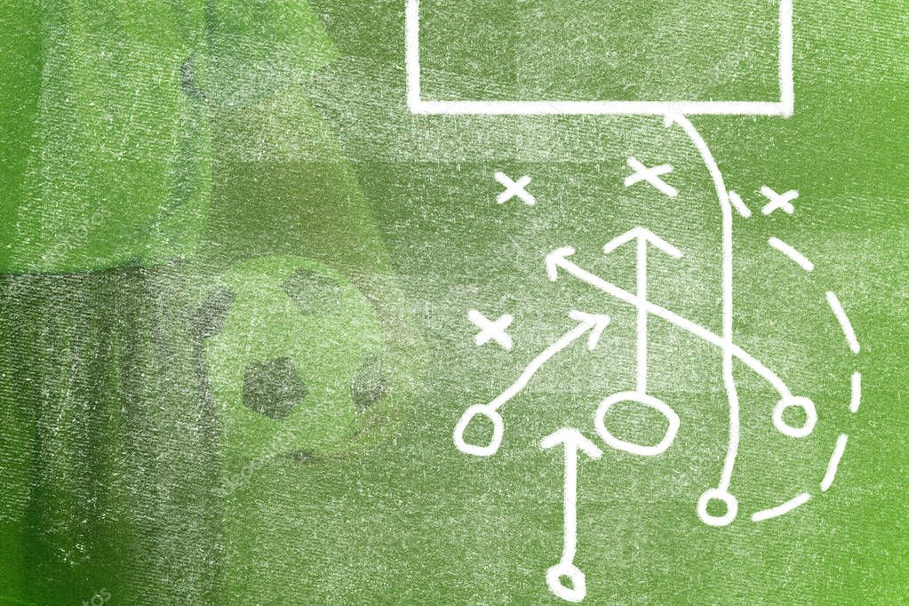 Tableau tactique avec schémas de jeu