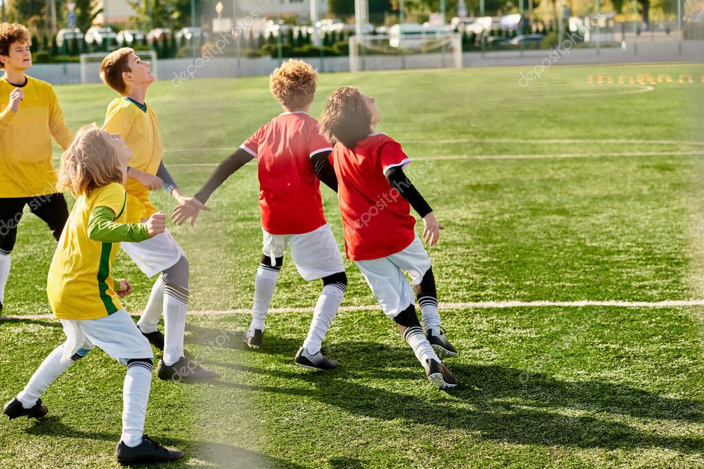 Enfants jouant au soccer à l’entraînement